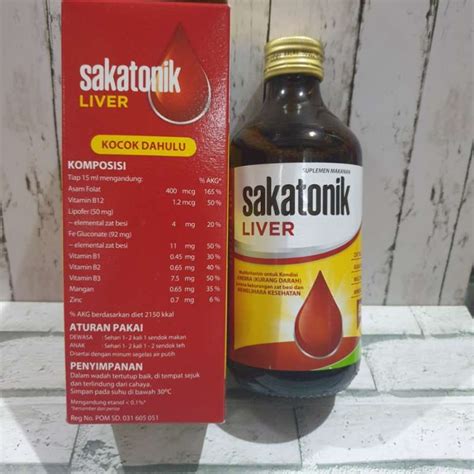 Jual Sakatonik Liver Ml Multivitamin Di Seller Apotek Eka Husada