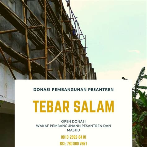 Donasi Pembangunan Masjid Jepara Tebar Salam Foundation 0813 2692 8418