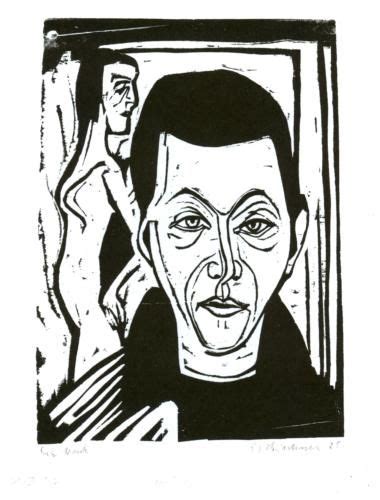 Man S Head Self Portrait Ernst Ludwig Kirchner Wikiart Org Ernst