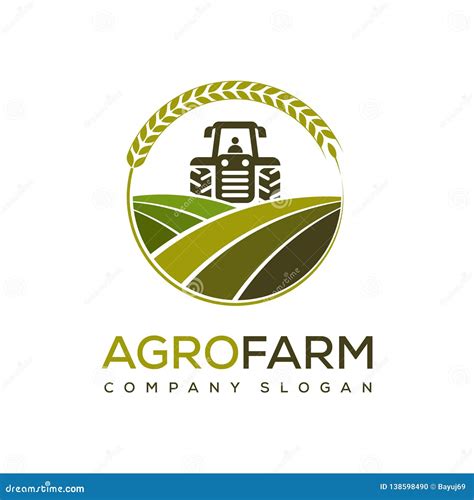 Agro Explora O Agr Cola Ilustra O Do Projeto Do Logotipo Do Vetor