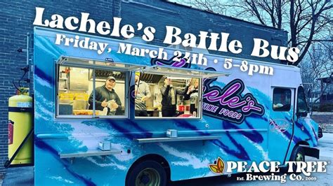 Food Truck Lacheles Battle Bus At Peace Tree Dsm Peace Tree Des