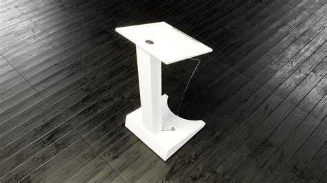 Transparent Lectern Podium 3d Model Turbosquid 2151770