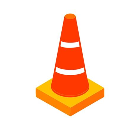 Premium Vector Traffic Cone Icon