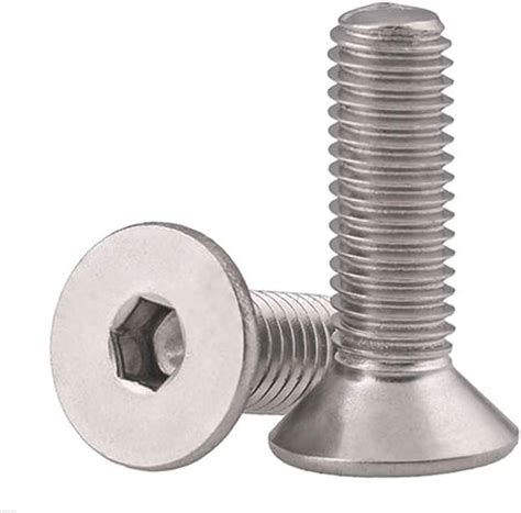 14 20 X 1 12 Flat Head Socket Cap Screws Countersunk Bolts Allen Socket Drive