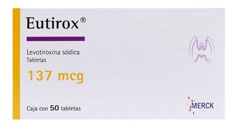 Eutirox Merck Tableta S Caja Levotiroxina Mcg Meses Sin Intereses