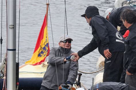 El Rey Juan Carlos Regresa A Sanxenxo Para Las Regatas Foto