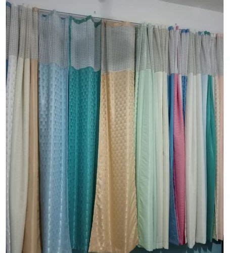 Polyester Blue Hospital Curtain Track At Rs Piece In Ghaziabad Id