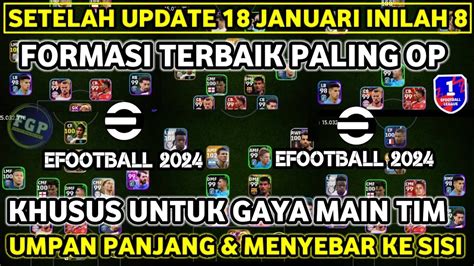 INILAH 8 FORMASI TERBAIK PALING OP EFOOTBALL 2024 KHUSUS UNTUK MENYEBAR