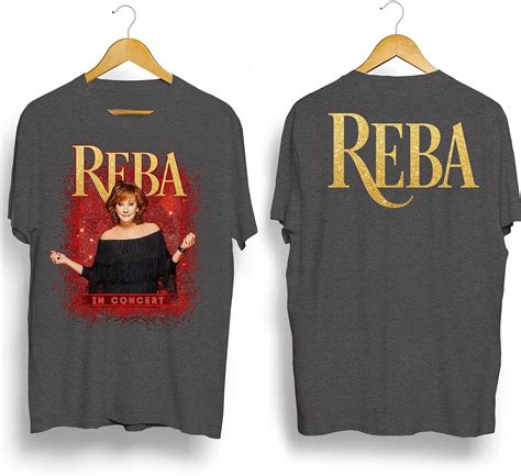 Reba Mcentire Live In Concert Shirt 2023 Double Sided T Shirts Reba