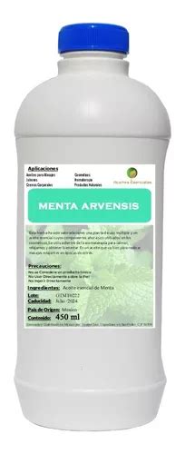 Aceite Esencial De Menta Arvensis Natural Y Puro Ml Env O Gratis