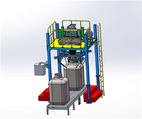 吨袋定量灌包包装机秤3d模型下载三维模型solidworks、solidworks模型 制造云 产品模型