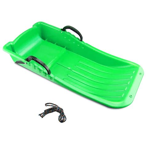 Agptek 2531 Inches Winter Durable Plastic Snow Sled Boat Shape Snow