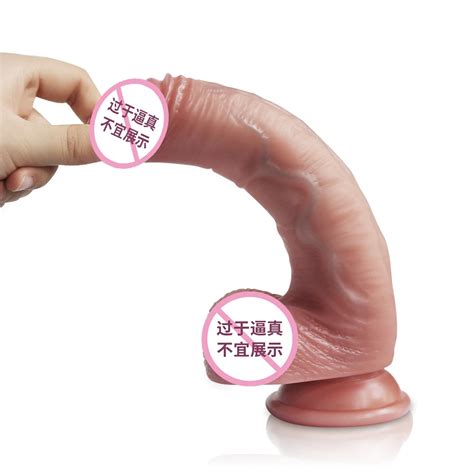 Realistic Dildo Design Wearable Soft Silicone Anal Adult Supplies For