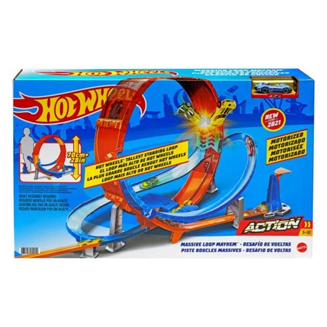 Hot Wheels Óriás hurok pályaszett kisautóval Gyerekajándék