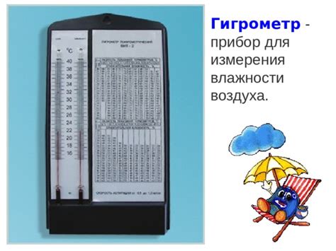 Метеорологические приборы и устройства.