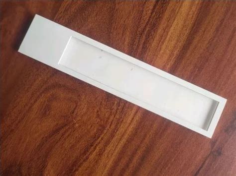 White Acrylic Name Pad For Office Sizedimension 4 X 16 Inch W X L