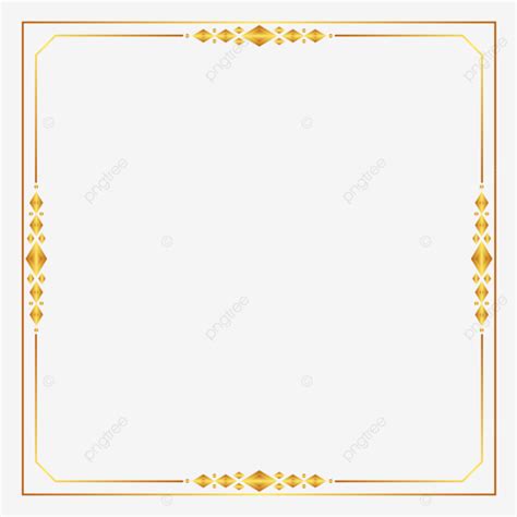 Gold Frame High Resolution Frames Gold Gold Border Border Png And