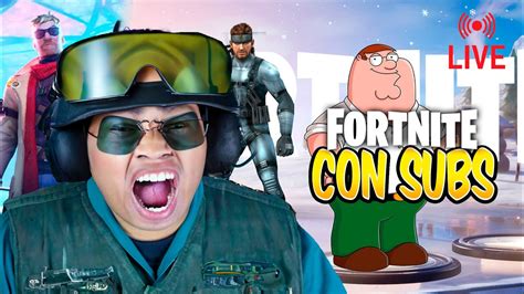 Jugando Fortnite Con Subs Youtube