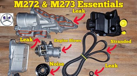 The secret to a clean engine, M272 and M273 Mercedes. - YouTube