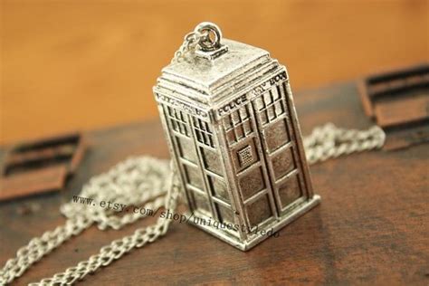 Antique Silver Time Lord Tardis Inspired Charm Tardis Jewelry Dr Who