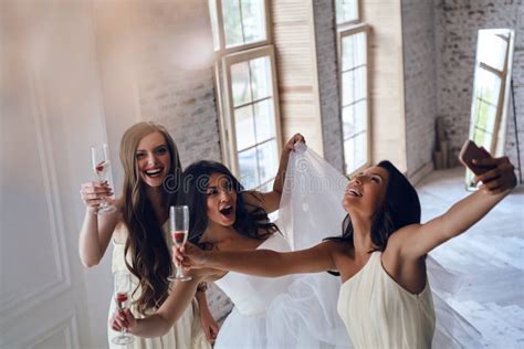 Crazy party girls. stock photo. Image of lifestyles - 122701696