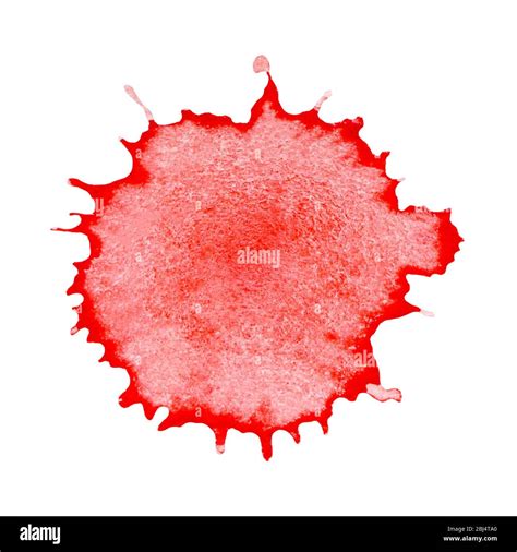 Blood Stain Texture Blood Abstract Splash Red Bloody Spot Stock Photo