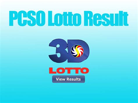 3D Lotto Results PCSO Announces Swertres Winning Numbers For April 30