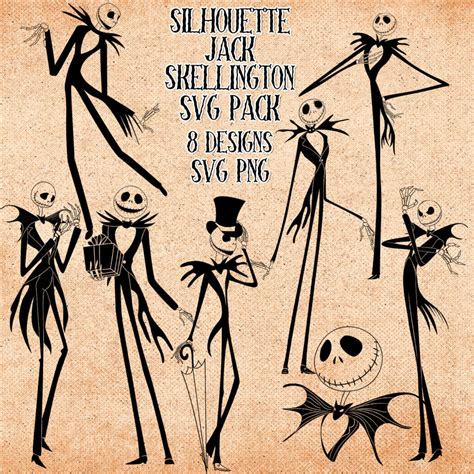 Silhouette Jack Skellington Svg Masterbundles