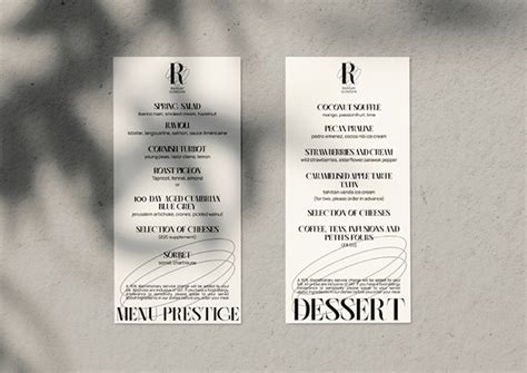 MENU Ramsay Gordon concept :: Behance