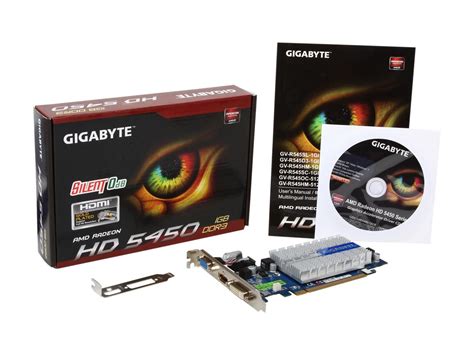 Refurbished Gigabyte Radeon Hd 5450 Video Card Gv R545sl 1gi