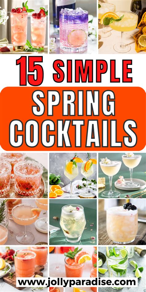 15 Best Spring Cocktails Jolly Paradise