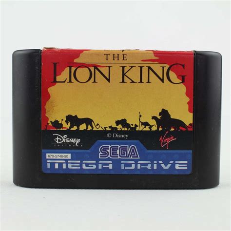 The Lion King Sega Mega Drive Cartridge Brugte Sega Spil Disney