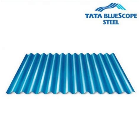 Tata Zinc Aluminium Color Coated Steel Sheet 0 47 Mm Tata Bluescope