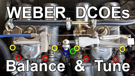 How To Balance Tune Twin Weber Dcoe Carburetors Tech Tip Youtube