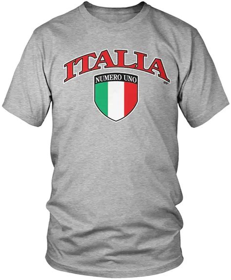 New 2017 Fashion T Shirt Funny O Neck Short Sleeve Cotton T Shirt Italia Crest Italian Pride