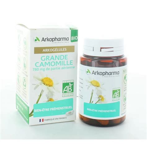 Arkopharma Arkogélules Bio Grande Camomille 45 gélules Univers Pharmacie