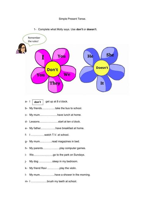 Present Simple Negative Form Worksheet Live Worksheets 52 Off