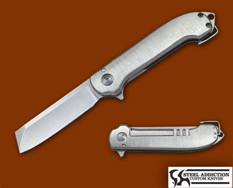 Graham Knives One Off Gt Steel Addiction Knives