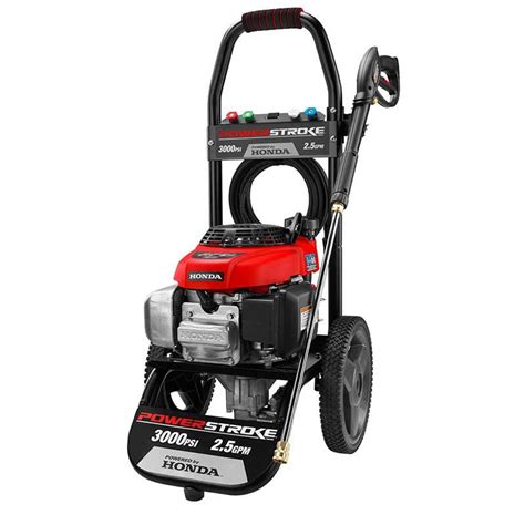 Powerstroke 3000 Psi Gas 25 Gpm Pressure Washer With Honda Motor