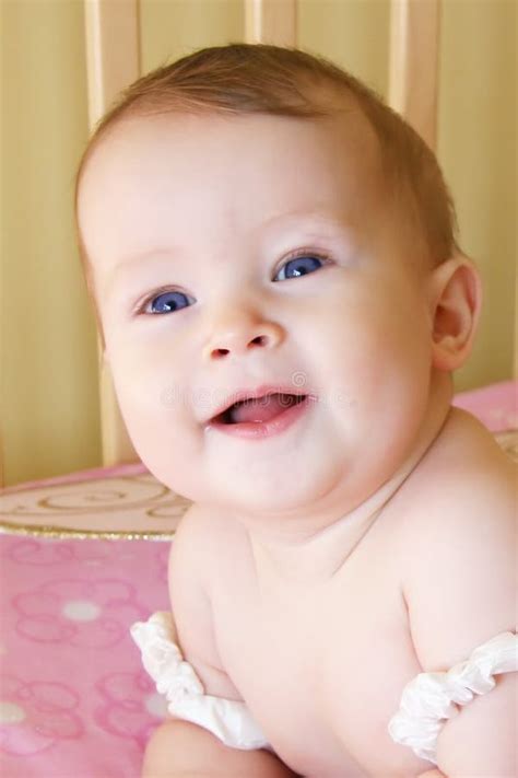 Baby Girl Head Shot Stock Photo Image Of People Health 1401154