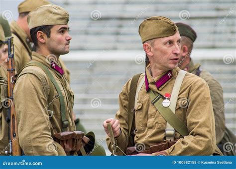Ww Ii German Ss Troops Riding On A Panzer Tank Editorial Photo