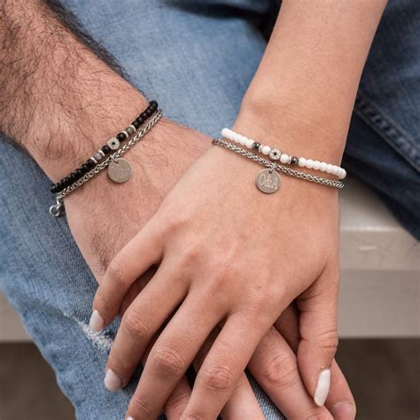 Matching Bracelet Couples Bracelets Personalized Bracelet Etsy