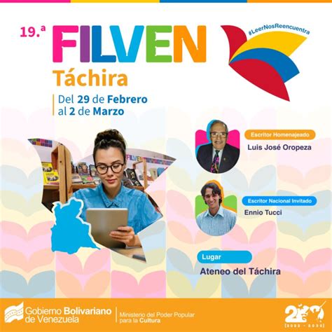 19 ª FILVEN Táchira se instalará en San Cristobal Monte Ávila