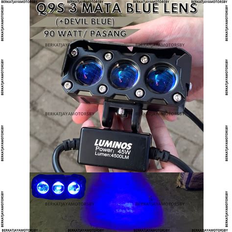 Jual Siap Kirim Luminos Lampu Tembak Sorot Sql Mata Q Q S Blue