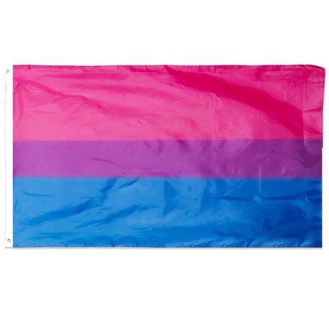 Bisexual Gay Pride Lgbtq 5ft X 3ft Flag With Ey Cazaar