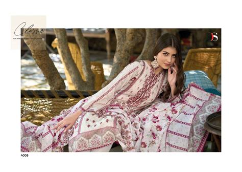 Deepsy Suit Bin Saeed Lawn Vol Cotton With Printed Pakistani Salwar