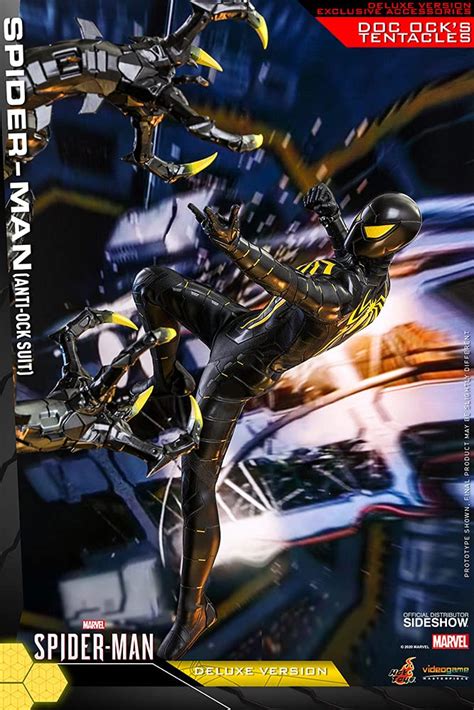 Buy Hot Toys Marvel Spider Man Game Spider Man Anti Ock Suit Deluxe 1 6 Scale 12 Action