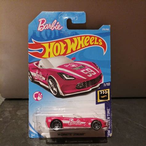 Hotwheels 14 Corvette Stingray Barbie Shopee Philippines