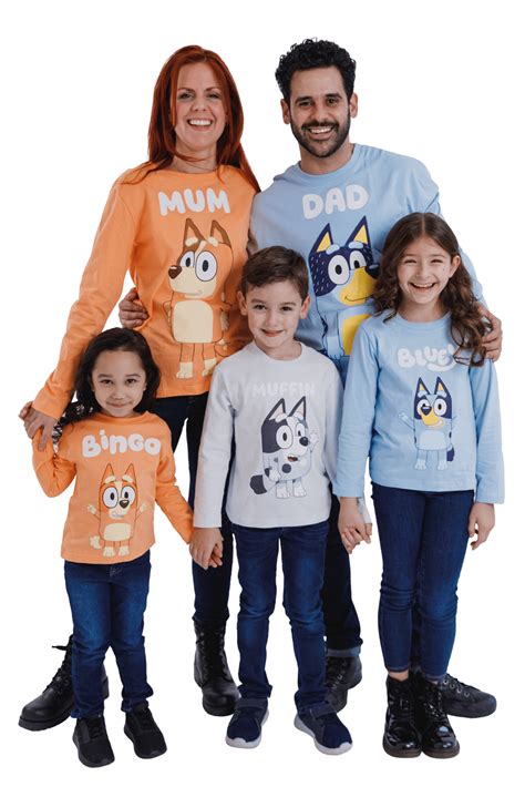 Bluey Boys Long Sleeve Graphic T Shirt Size 14 16 India Ubuy