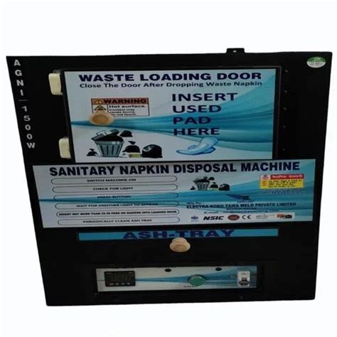 Electrical Automatic Sanitary Napkin Disposal Machine At In Noida